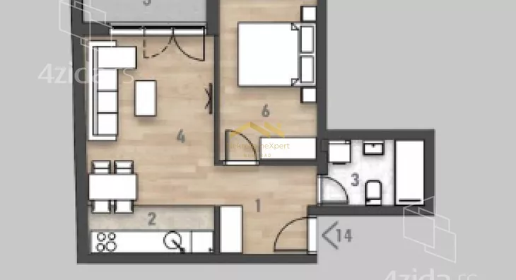 Dvosoban stan | 4zida