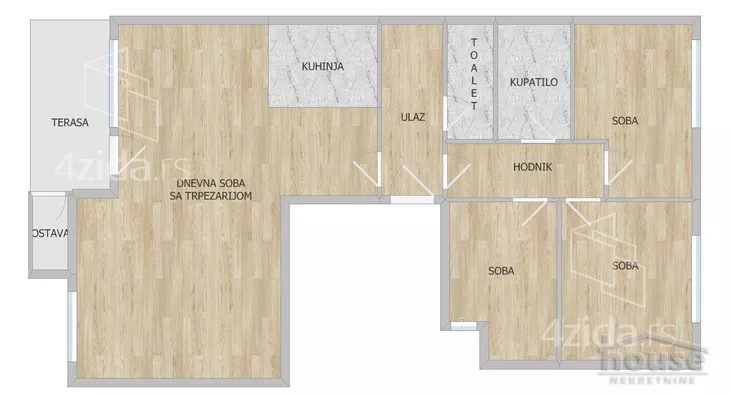 Troiposoban stan | 4zida
