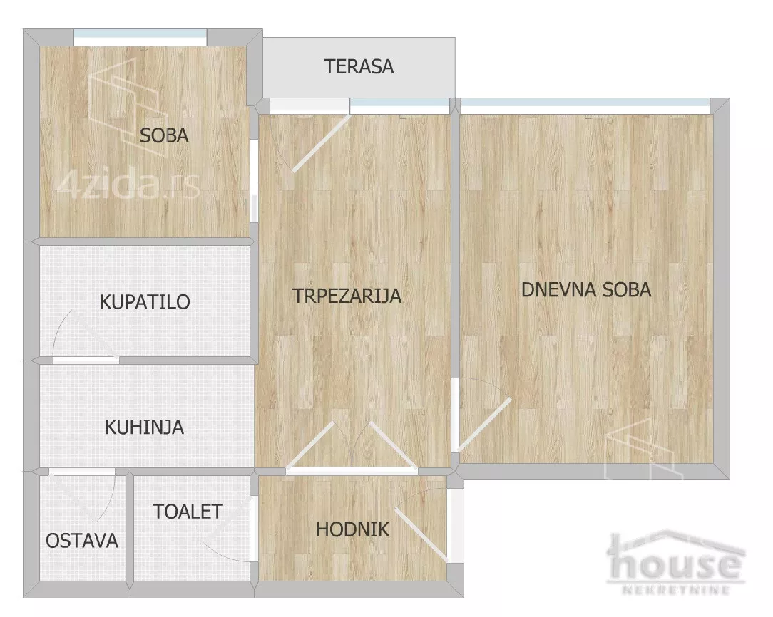 Jednoiposoban stan | 4zida