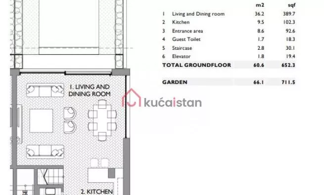 Petosoban stan | 4zida