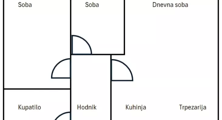 Trosoban stan | 4zida