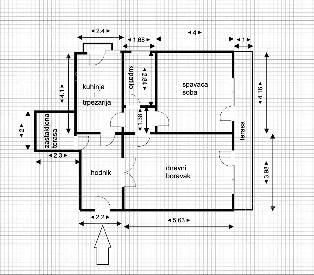 Dvosoban stan | 4zida