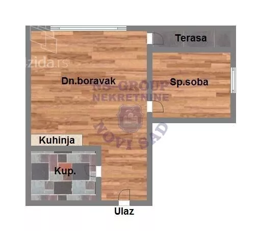 Jednoiposoban stan | 4zida