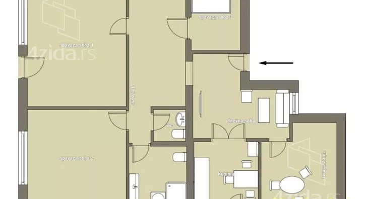 Četvorosoban stan | 4zida