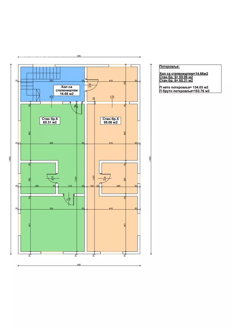 Jednoiposoban stan | 4zida