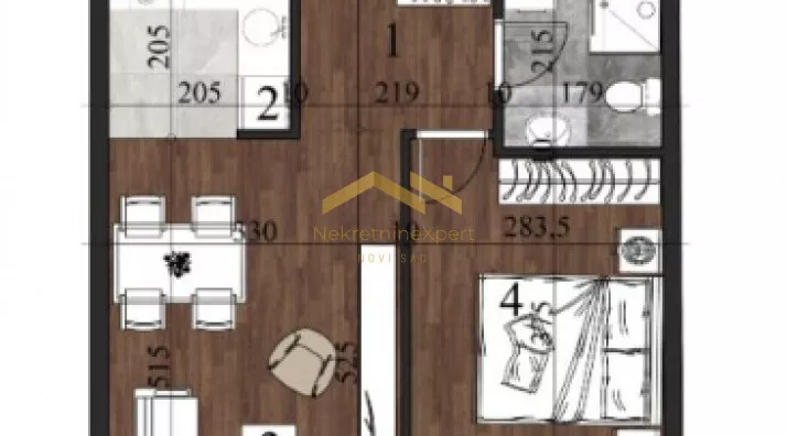 Dvosoban stan | 4zida