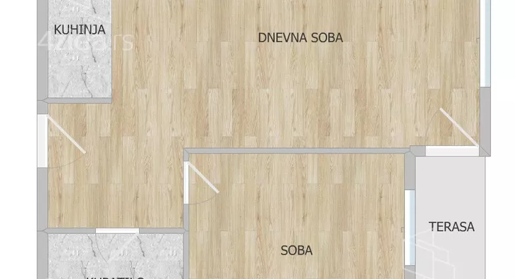 Dvosoban stan | 4zida