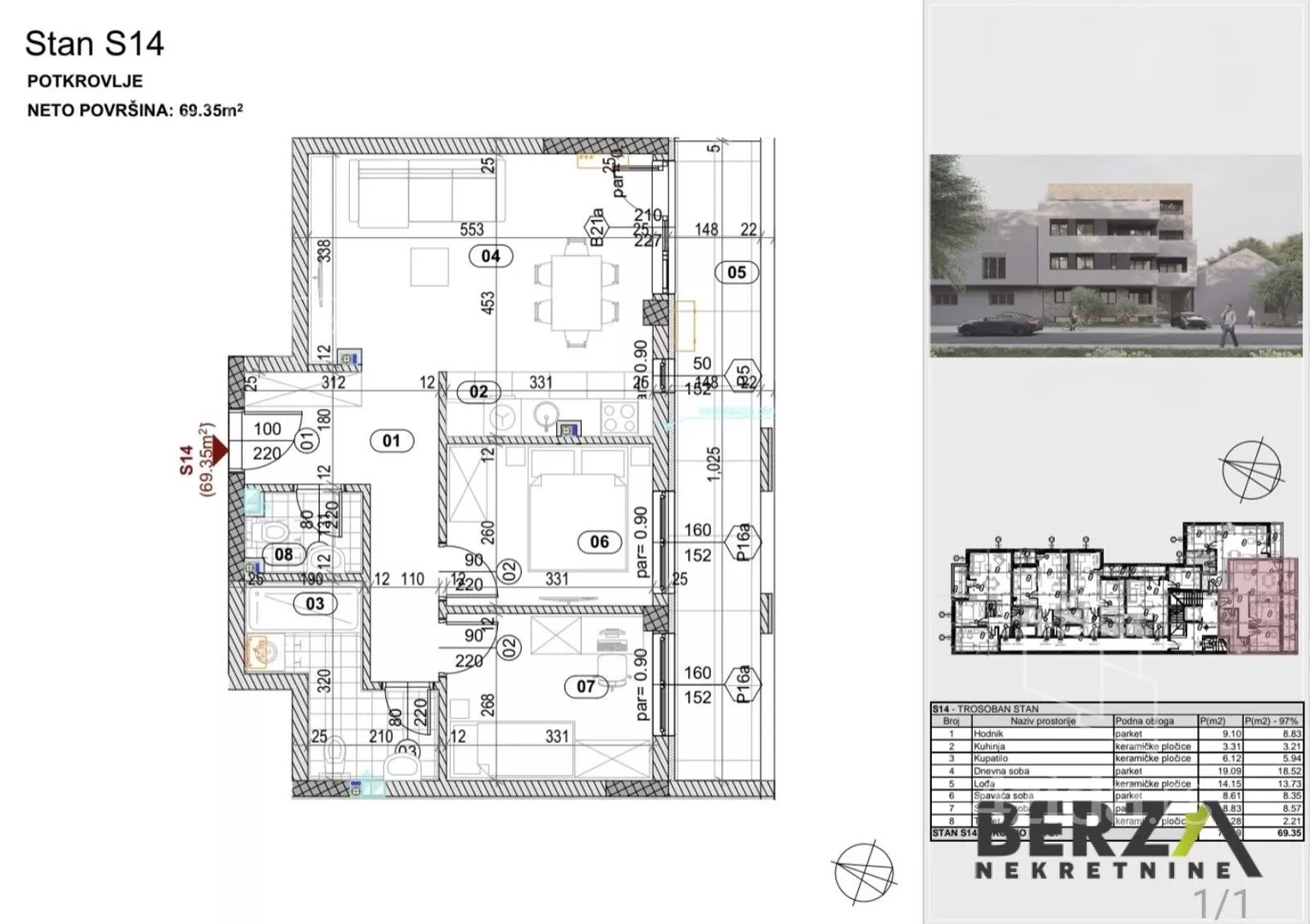 Dvoiposoban stan | 4zida