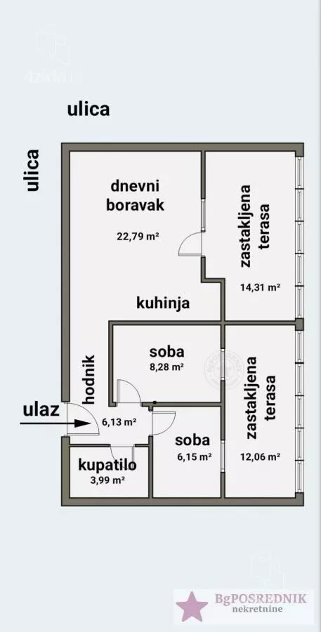 Trosoban stan | 4zida