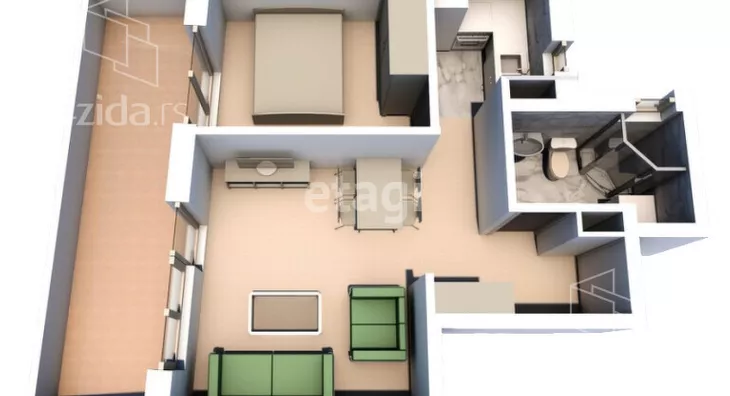 Dvosoban stan | 4zida