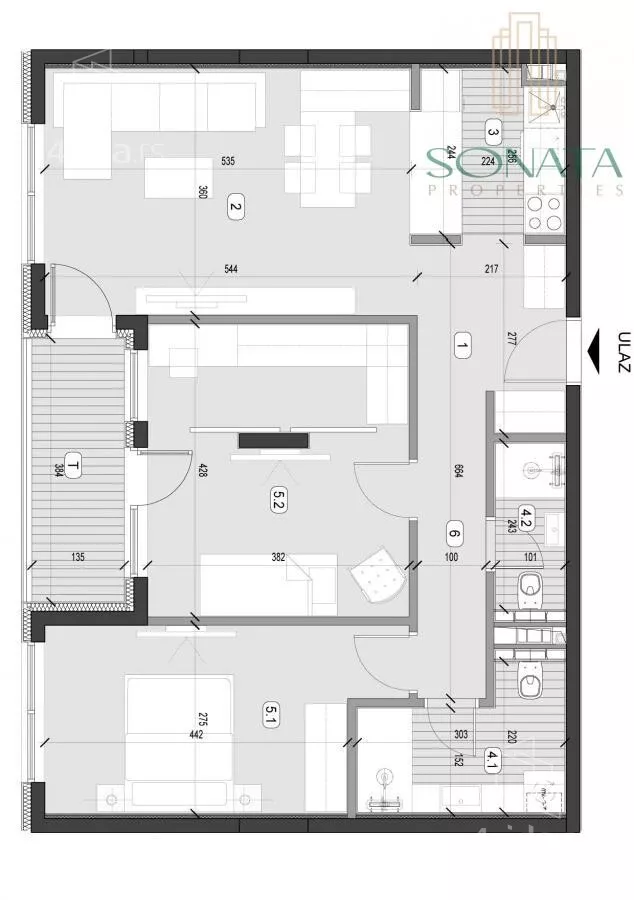 Dvosoban stan | 4zida