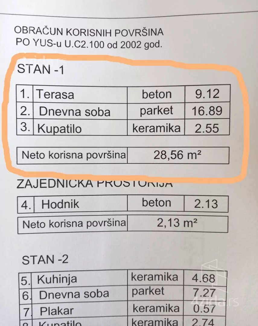 Garsonjera | 4zida