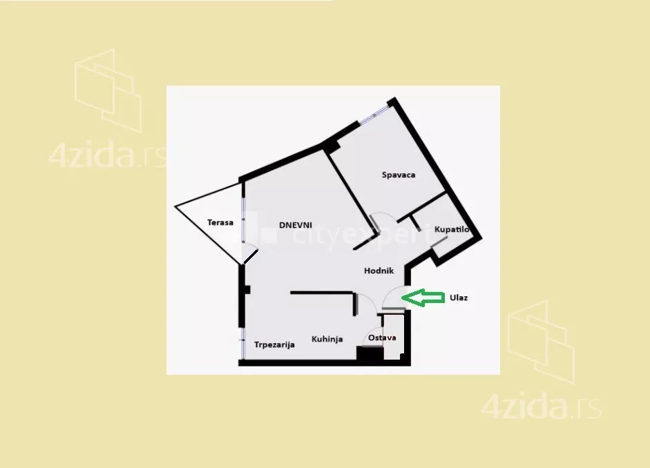 Jednoiposoban stan | 4zida