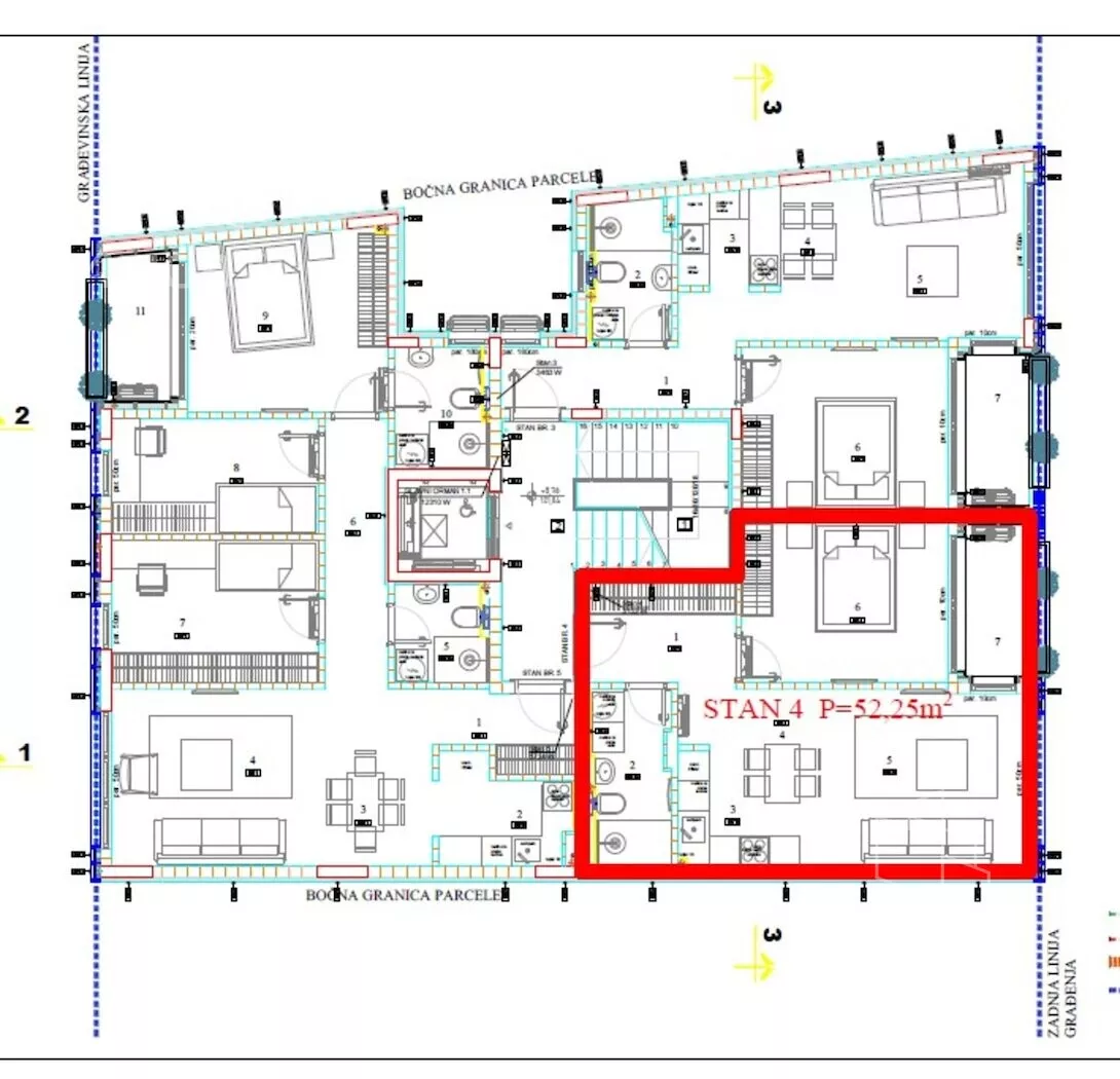 Trosoban stan | 4zida