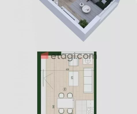 Jednosoban stan | 4zida