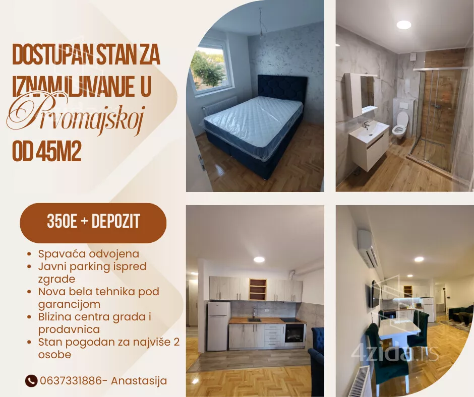 Jednosoban stan | 4zida