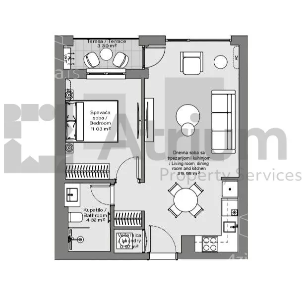 Dvosoban stan | 4zida