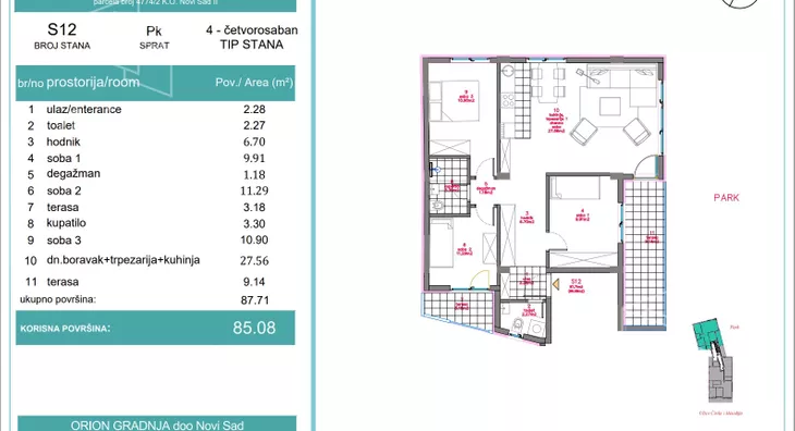 Četvorosoban stan | 4zida