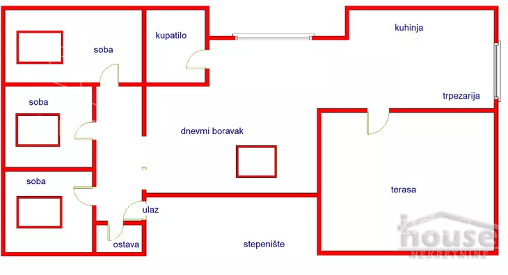 Troiposoban stan | 4zida