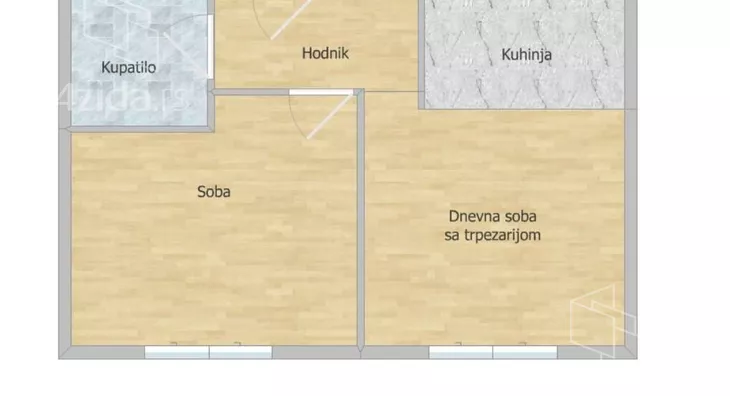 Jednoiposoban stan | 4zida