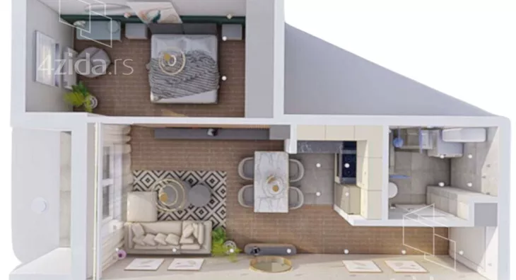 Dvosoban stan | 4zida