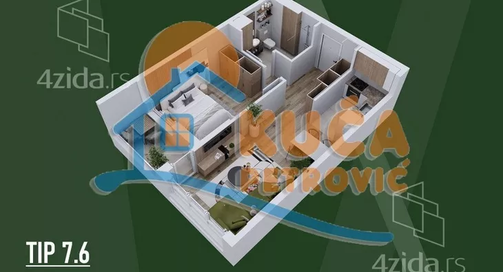 Dvosoban stan | 4zida