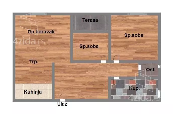 Trosoban stan | 4zida