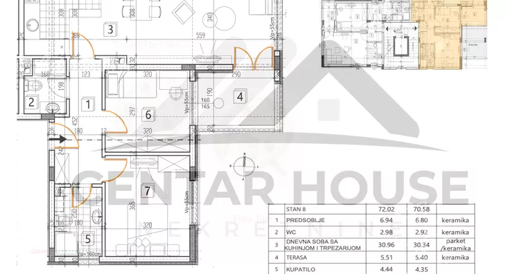 Trosoban stan | 4zida