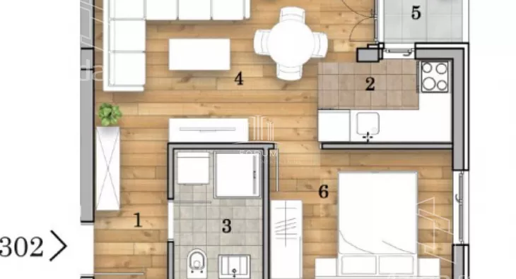 Dvosoban stan | 4zida