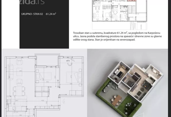 Trosoban stan | 4zida