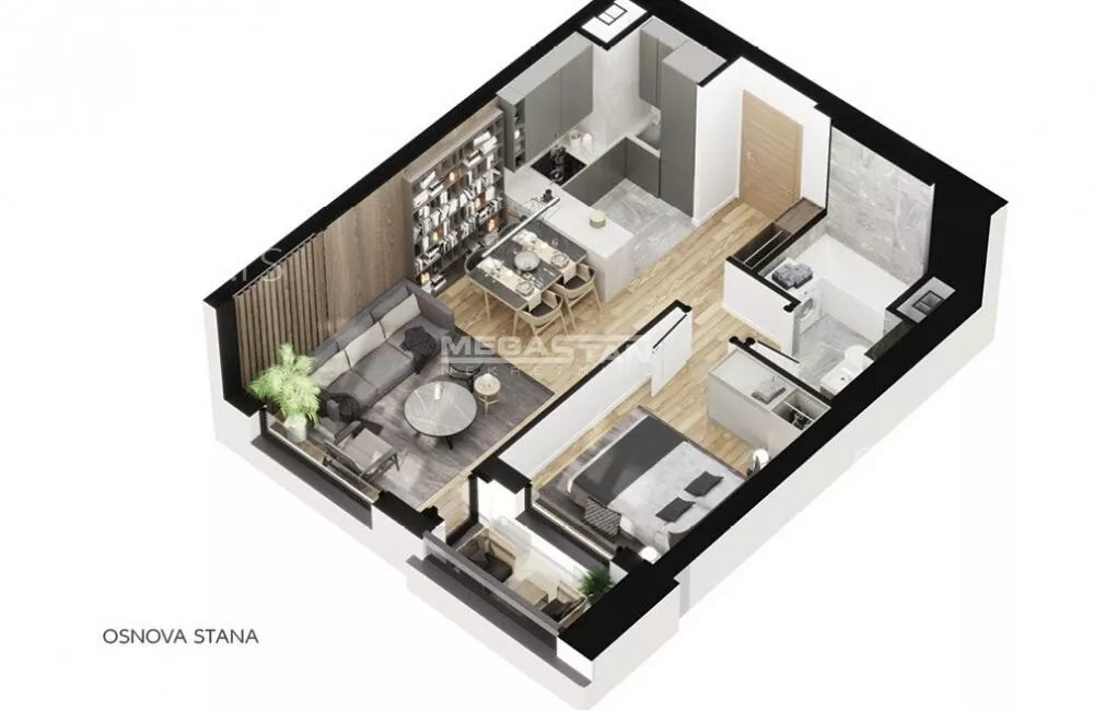 Dvosoban stan | 4zida