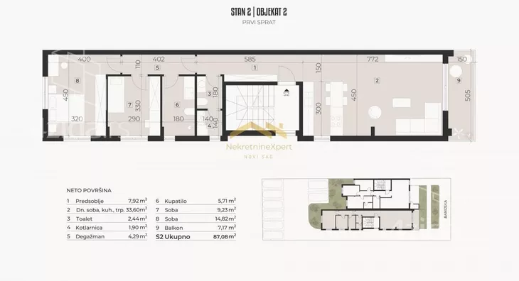 Trosoban stan | 4zida