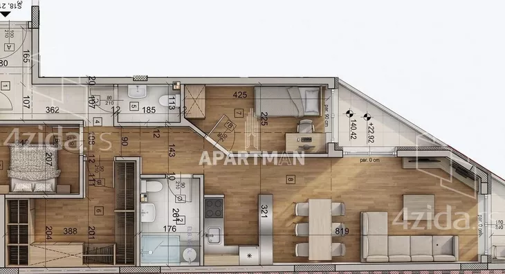 Dvoiposoban stan | 4zida