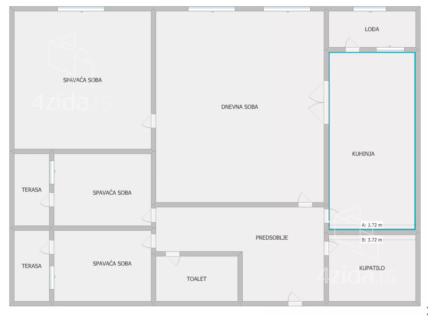 Četvorosoban stan | 4zida