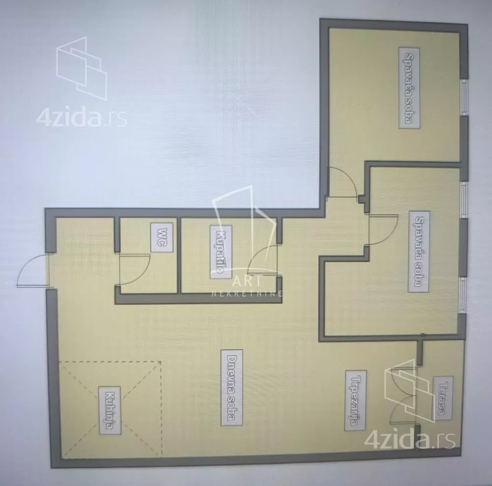 Trosoban stan | 4zida