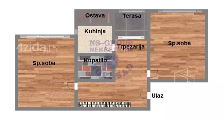 Dvosoban stan | 4zida