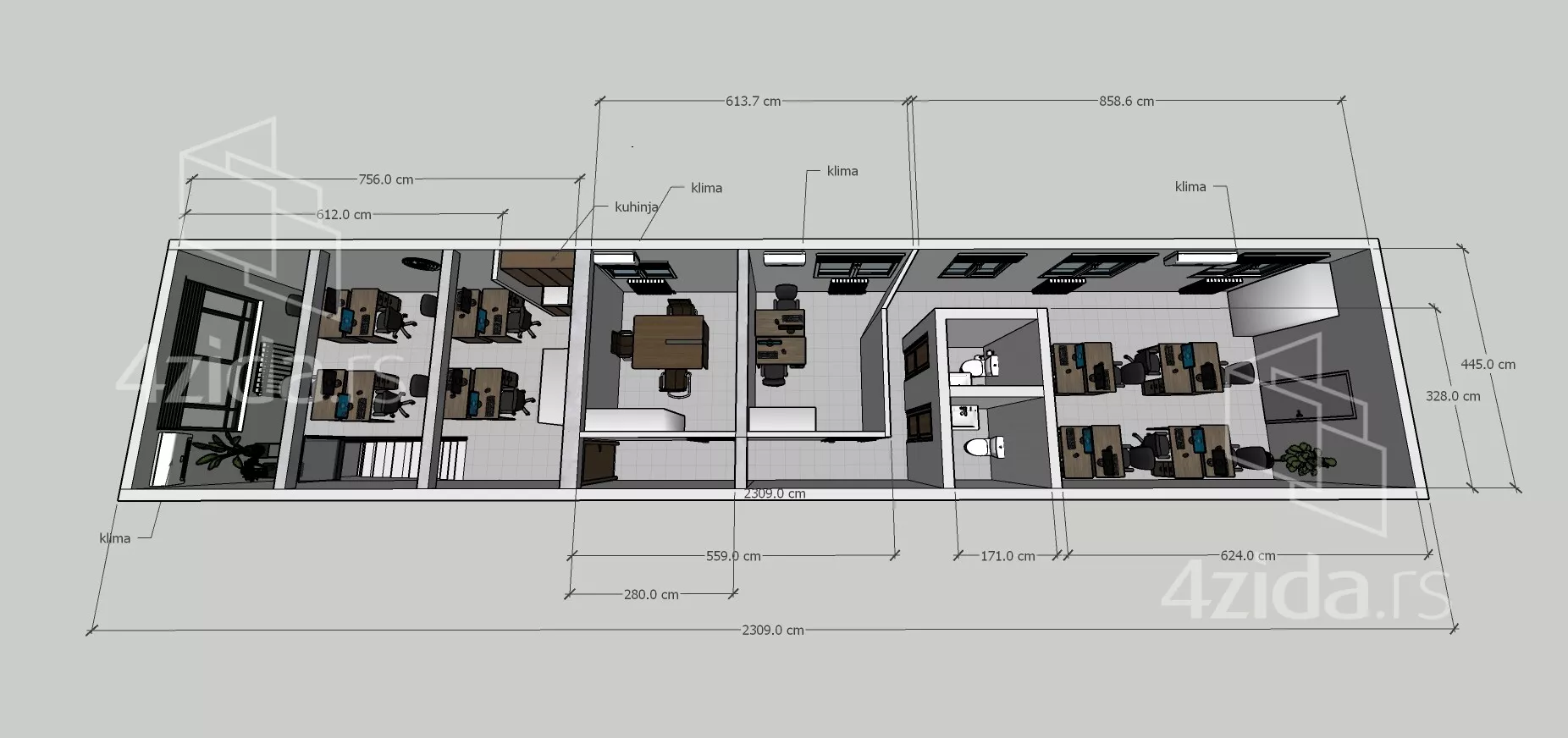 Poslovni prostor | 4zida