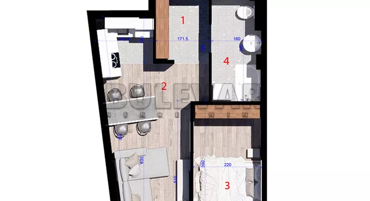 Dvosoban stan | 4zida