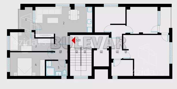 Trosoban stan | 4zida