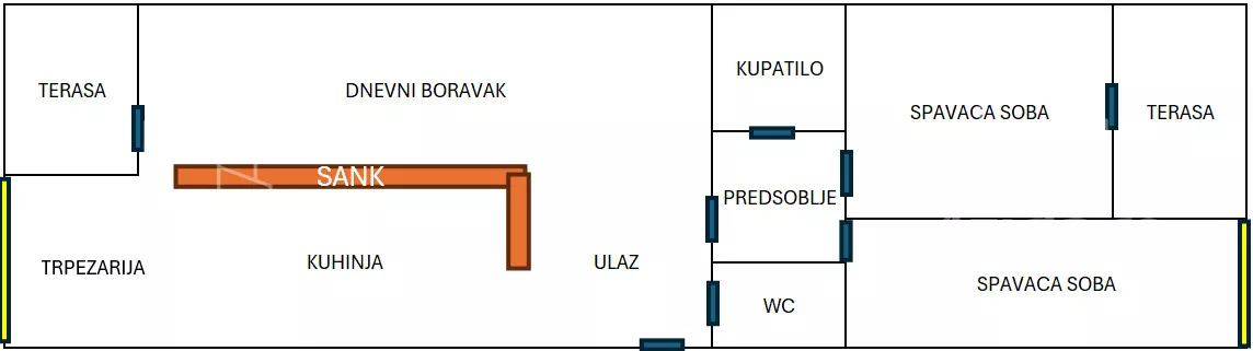 Trosoban stan | 4zida
