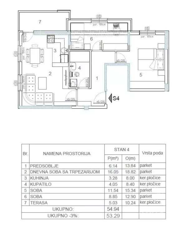 Dvoiposoban stan | 4zida