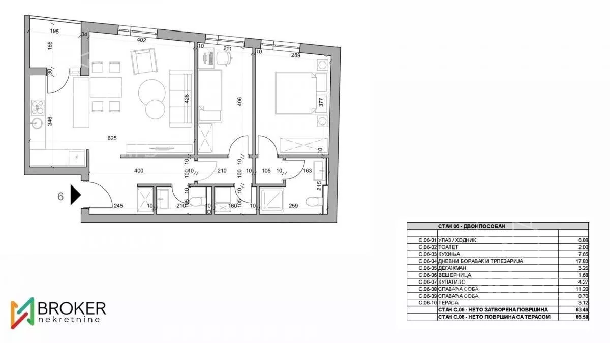 Dvoiposoban stan | 4zida