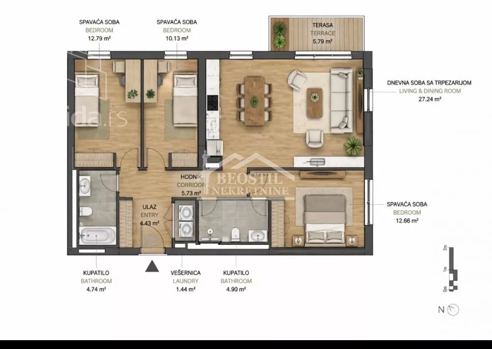 Četvorosoban stan | 4zida