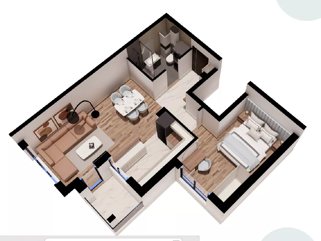 Jednoiposoban stan | 4zida