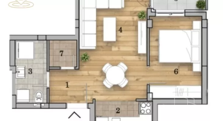 Dvosoban stan | 4zida