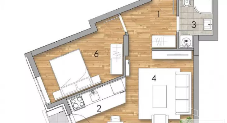 Dvosoban stan | 4zida