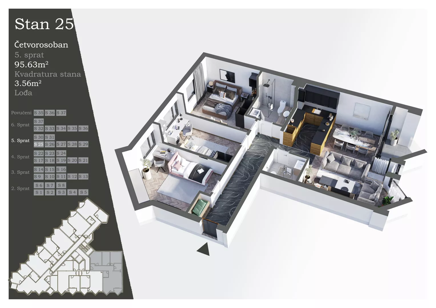 Četvorosoban | 4zida