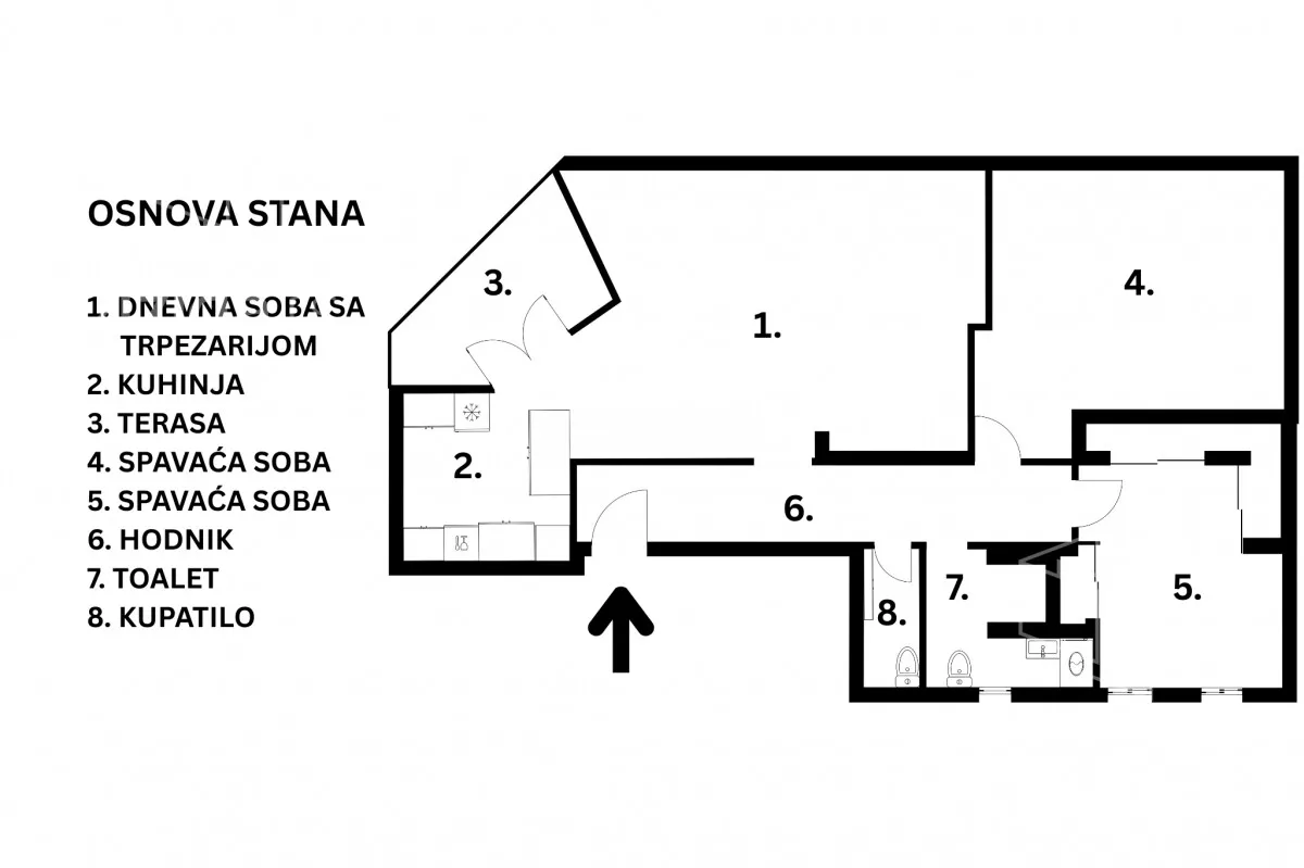 Trosoban stan | 4zida