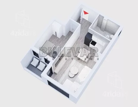 Dvosoban stan | 4zida