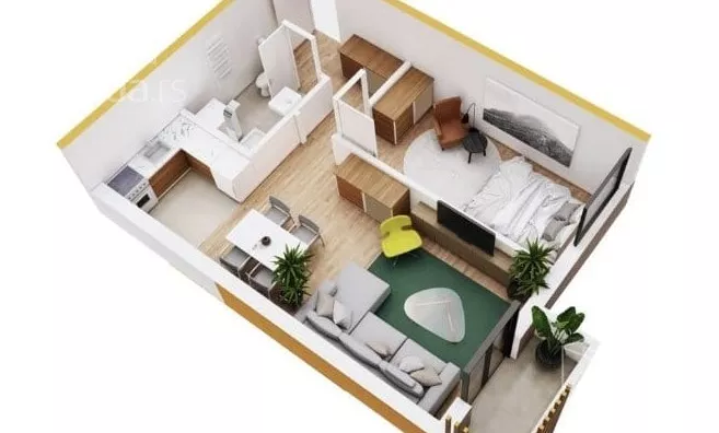 Jednoiposoban stan | 4zida